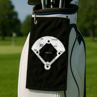 Whos On First Distressed Abbott Costello Golf Towel