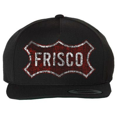 Worn Out Frisco Texas Wool Snapback Cap