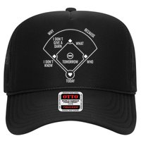 Whos On First Funny Baseball Positions Names Dark Hat
