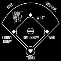 Whos On First Funny Baseball Positions Names Dark Cropped Pullover Crew