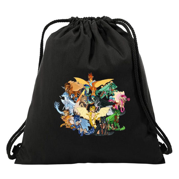 Wing Of Fires Legends Fathom Darkstalker Clearsight Great Gift Drawstring Bag
