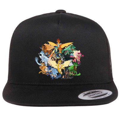 Wing Of Fires Legends Fathom Darkstalker Clearsight Great Gift Flatbill Hat