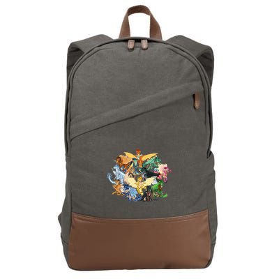 Wing Of Fires Legends Fathom Darkstalker Clearsight Great Gift Cotton Canvas Backpack