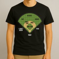 Whos On First Baseball For A Whos On First Baseball Fan T-Shirt
