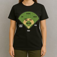 Whos On First Baseball For A Whos On First Baseball Fan T-Shirt