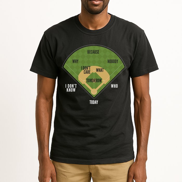 Whos On First Baseball For A Whos On First Baseball Fan Tall T-Shirt