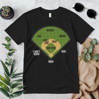 Whos On First Baseball For A Whos On First Baseball Fan Premium T-Shirt