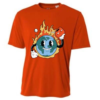 World On Fire Cooling Performance Crew T-Shirt