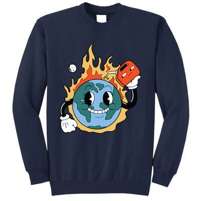 World On Fire Tall Sweatshirt