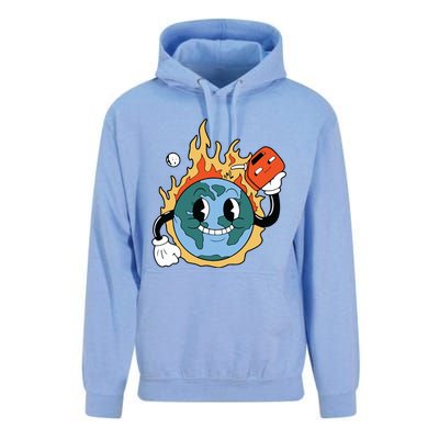 World On Fire Unisex Surf Hoodie