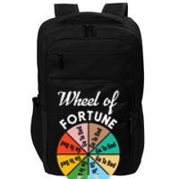 Wheel of Fortunes Go To Bed Funny Sleep Quote Impact Tech Backpack