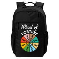 Wheel of Fortunes Go To Bed Funny Sleep Quote Daily Commute Backpack