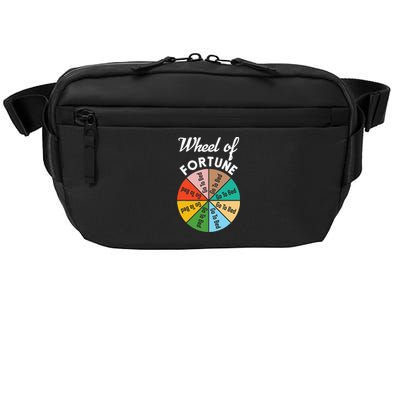 Wheel of Fortunes Go To Bed Funny Sleep Quote Crossbody Pack