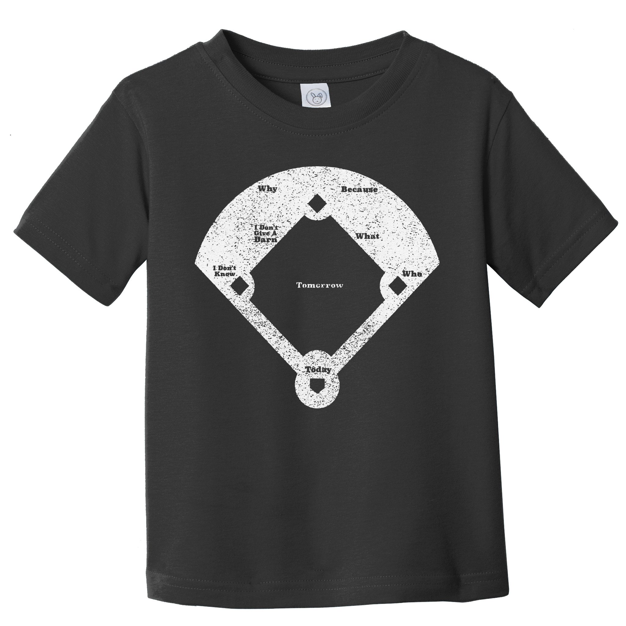 Who's On First Baseball Funny Baseball Mom Toddler T-Shirt
