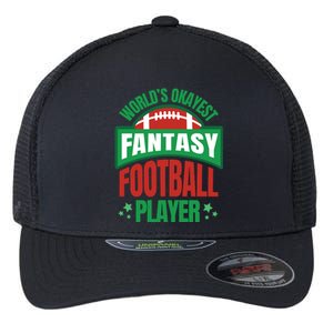 World's Okayest Fantasy Football Player Flexfit Unipanel Trucker Cap