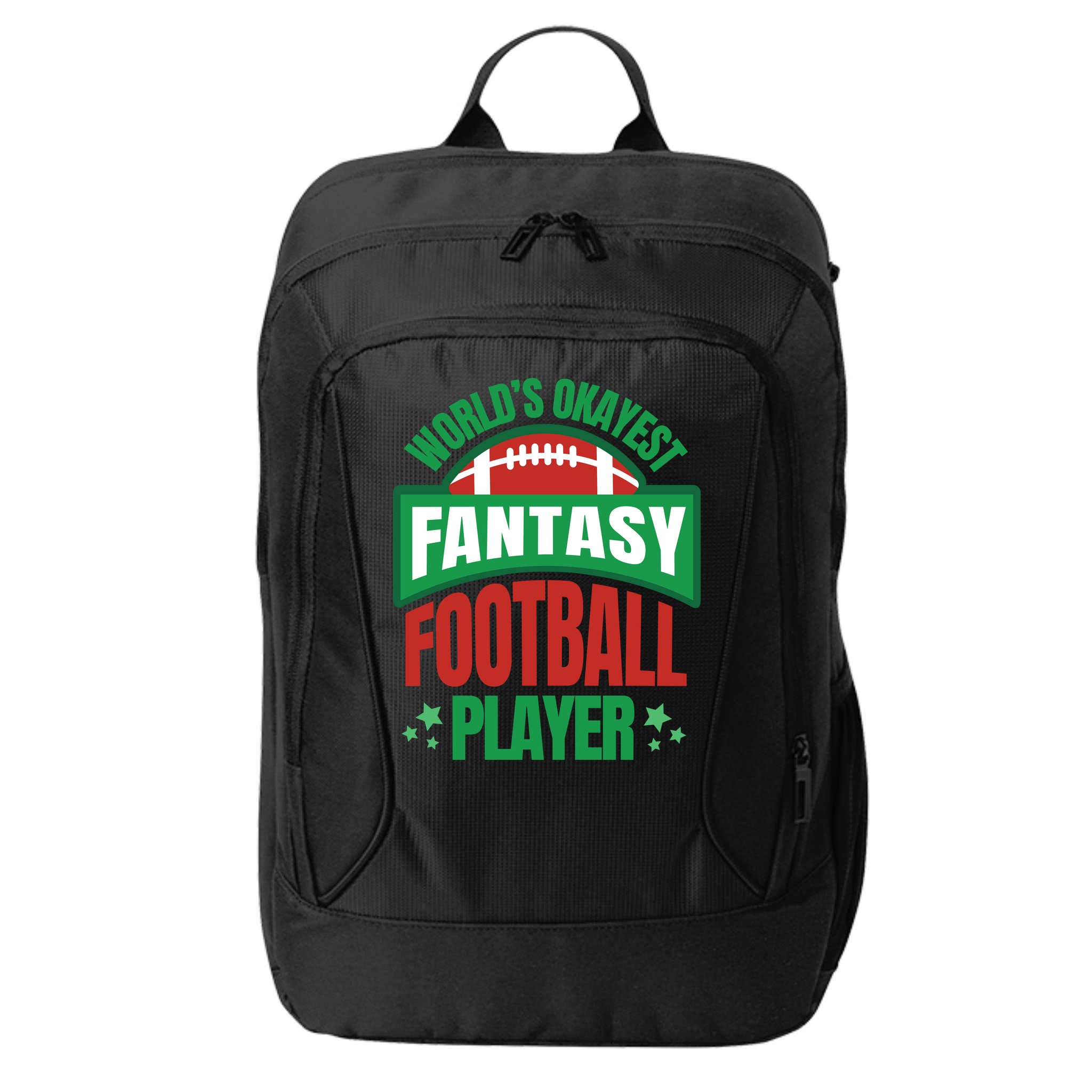 World's Okayest Fantasy Football Player City Backpack