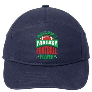 World's Okayest Fantasy Football Player 7-Panel Snapback Hat