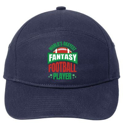 World's Okayest Fantasy Football Player 7-Panel Snapback Hat