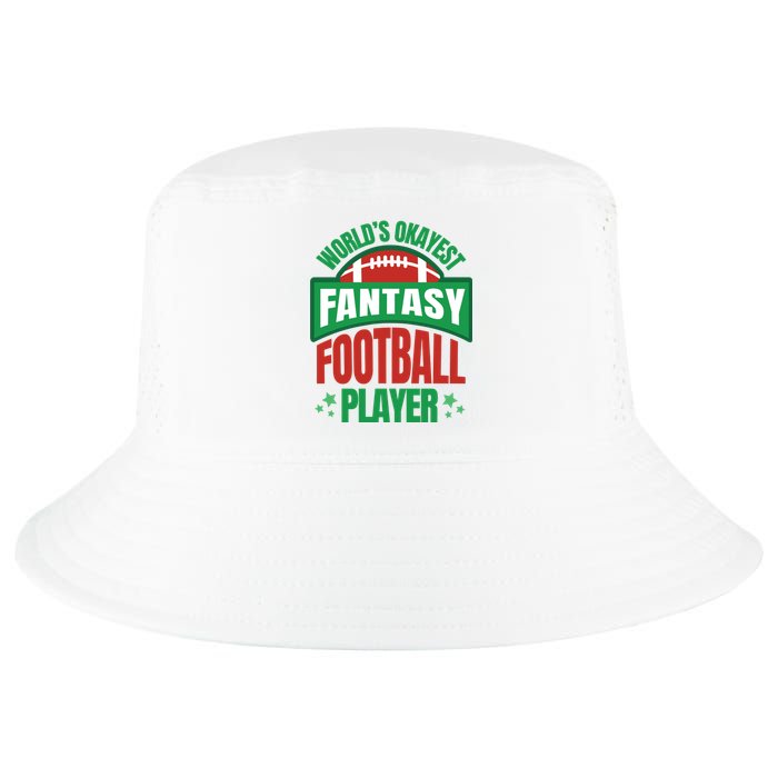 World's Okayest Fantasy Football Player Cool Comfort Performance Bucket Hat