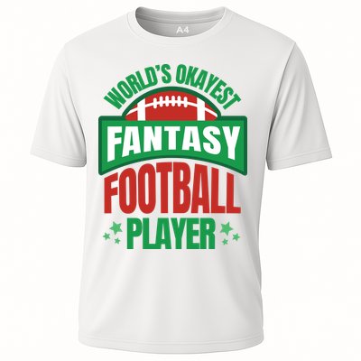 World's Okayest Fantasy Football Player Cooling Performance Crew T-Shirt