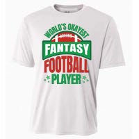 World's Okayest Fantasy Football Player Cooling Performance Crew T-Shirt