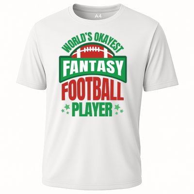 World's Okayest Fantasy Football Player Cooling Performance Crew T-Shirt