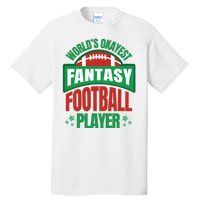 World's Okayest Fantasy Football Player Tall T-Shirt