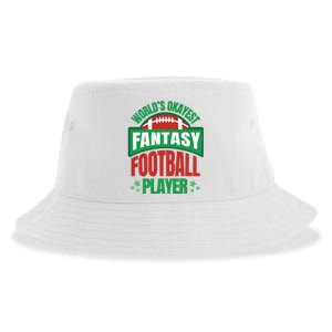 World's Okayest Fantasy Football Player Sustainable Bucket Hat