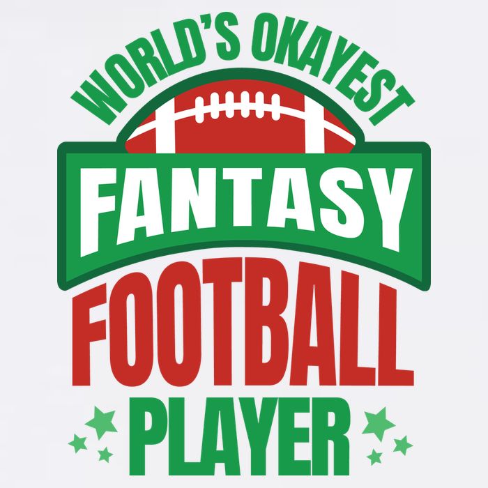 World's Okayest Fantasy Football Player Button