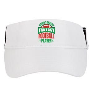 World's Okayest Fantasy Football Player Adult Drive Performance Visor