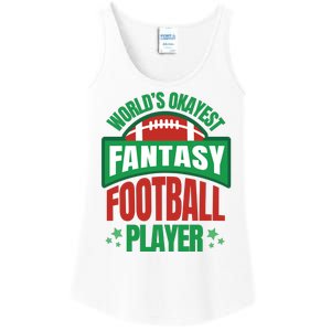 World's Okayest Fantasy Football Player Ladies Essential Tank