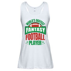 World's Okayest Fantasy Football Player Ladies Essential Flowy Tank