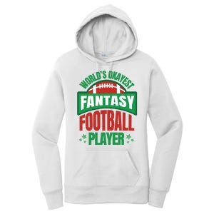 World's Okayest Fantasy Football Player Women's Pullover Hoodie