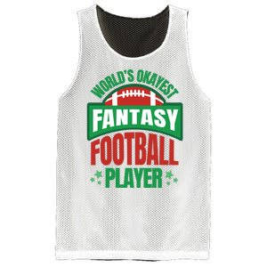 World's Okayest Fantasy Football Player Mesh Reversible Basketball Jersey Tank