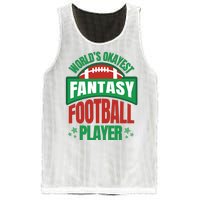 World's Okayest Fantasy Football Player Mesh Reversible Basketball Jersey Tank