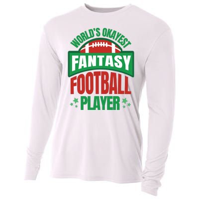 World's Okayest Fantasy Football Player Cooling Performance Long Sleeve Crew