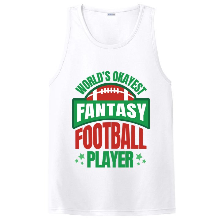 World's Okayest Fantasy Football Player PosiCharge Competitor Tank