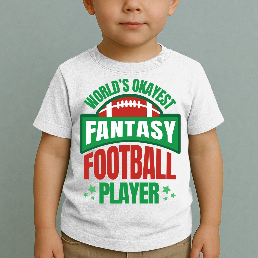 World's Okayest Fantasy Football Player Toddler T-Shirt