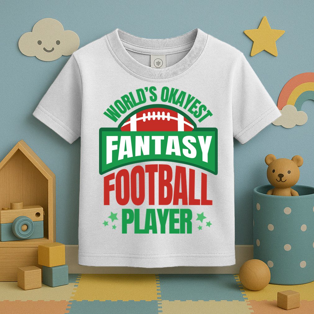 World's Okayest Fantasy Football Player Toddler T-Shirt