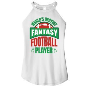 World's Okayest Fantasy Football Player Women's Perfect Tri Rocker Tank