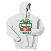 World's Okayest Fantasy Football Player Kids Hoodie