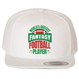 World's Okayest Fantasy Football Player Wool Snapback Cap