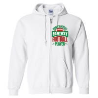 World's Okayest Fantasy Football Player Full Zip Hoodie