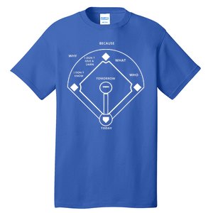 Whos On First Baseball Love Funny Classic Tall T-Shirt