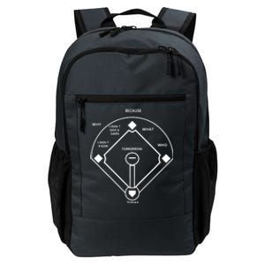 Whos On First Baseball Love Funny Classic Daily Commute Backpack