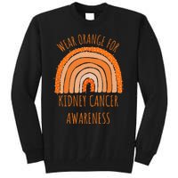 Wear Orange For Kidney Cancer Awareness Kidney Cancer Tall Sweatshirt