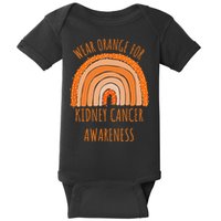 Wear Orange For Kidney Cancer Awareness Kidney Cancer Baby Bodysuit