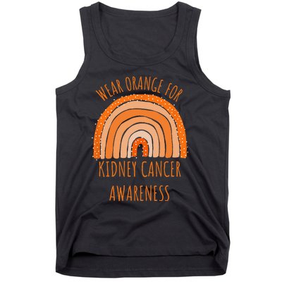 Wear Orange For Kidney Cancer Awareness Kidney Cancer Tank Top