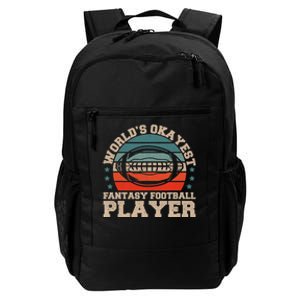 Worlds Okayest Fantasy Football Player Fantasy Football Daily Commute Backpack