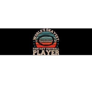 Worlds Okayest Fantasy Football Player Fantasy Football Bumper Sticker